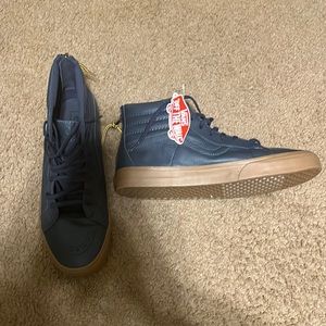 Vans Size 13 Mens navy blue high tops